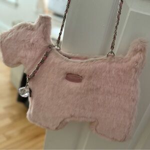 EXTREMELY RARE, CANNOT FIND- original My Flat In London Scottie dog furry purse.